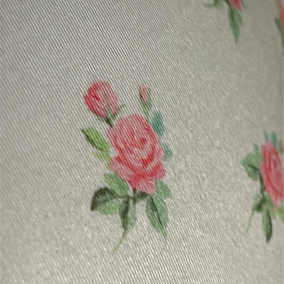 IZA Silky Satin Stretchy Smooth Pink Roses Floral Mid‎ Waist Cheeky Panties NEW - Picture 7 of 14